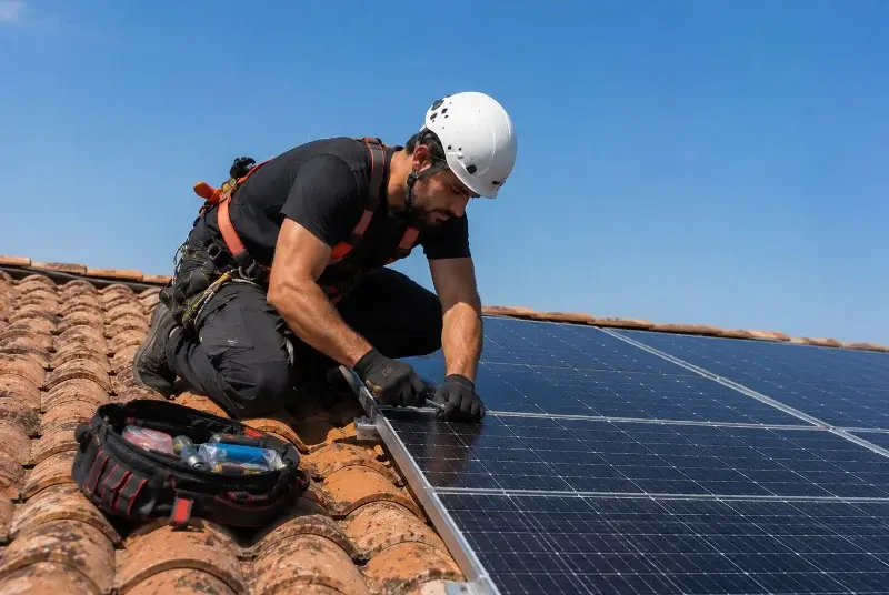 Maintenance et monitoring de panneaux solaires à Montaud