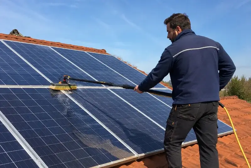 Nettoyage et entretien de panneaux solaires à Montaud